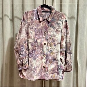 Tie-Dye Corduroy T-shirt Jacket